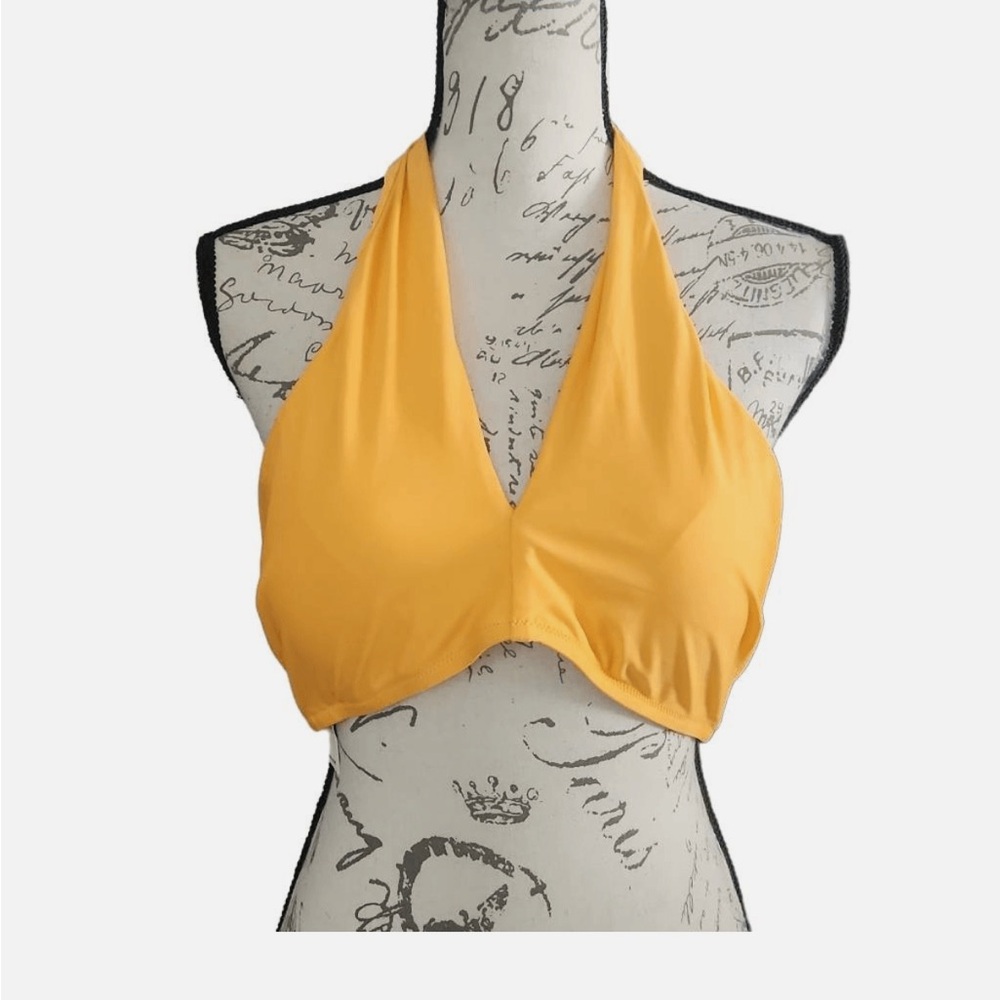 Aerie Yellow Bikini Top
